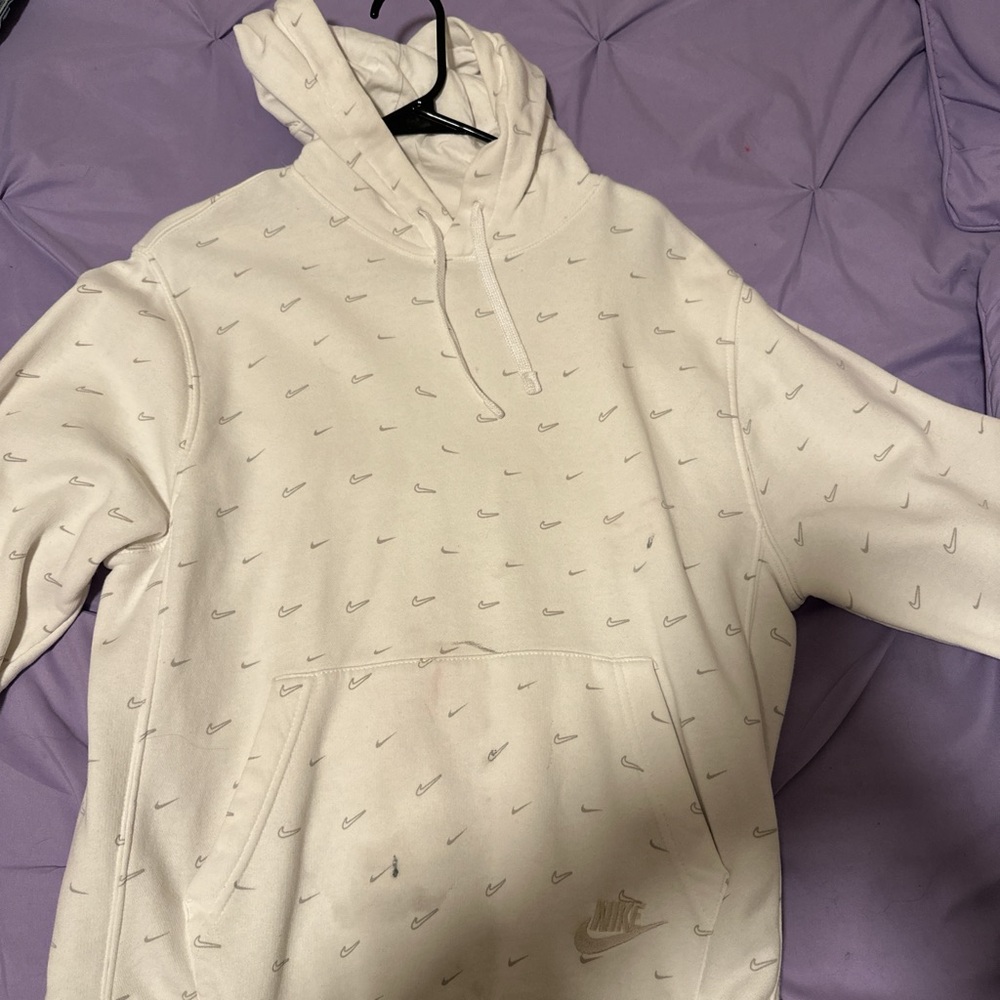 Nike Off-White Hoodie with Subtle Logo